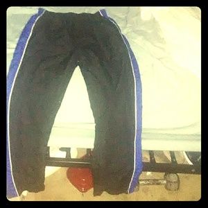 Blue, Black , and white championship gold pants